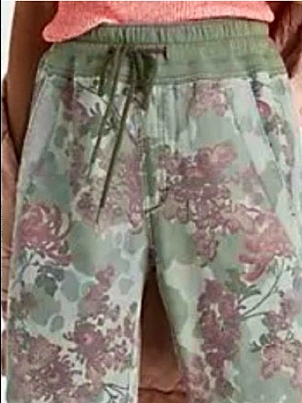 Anthropologie Nomad Camo Floral Rose Jogger - Picture 5 of 16